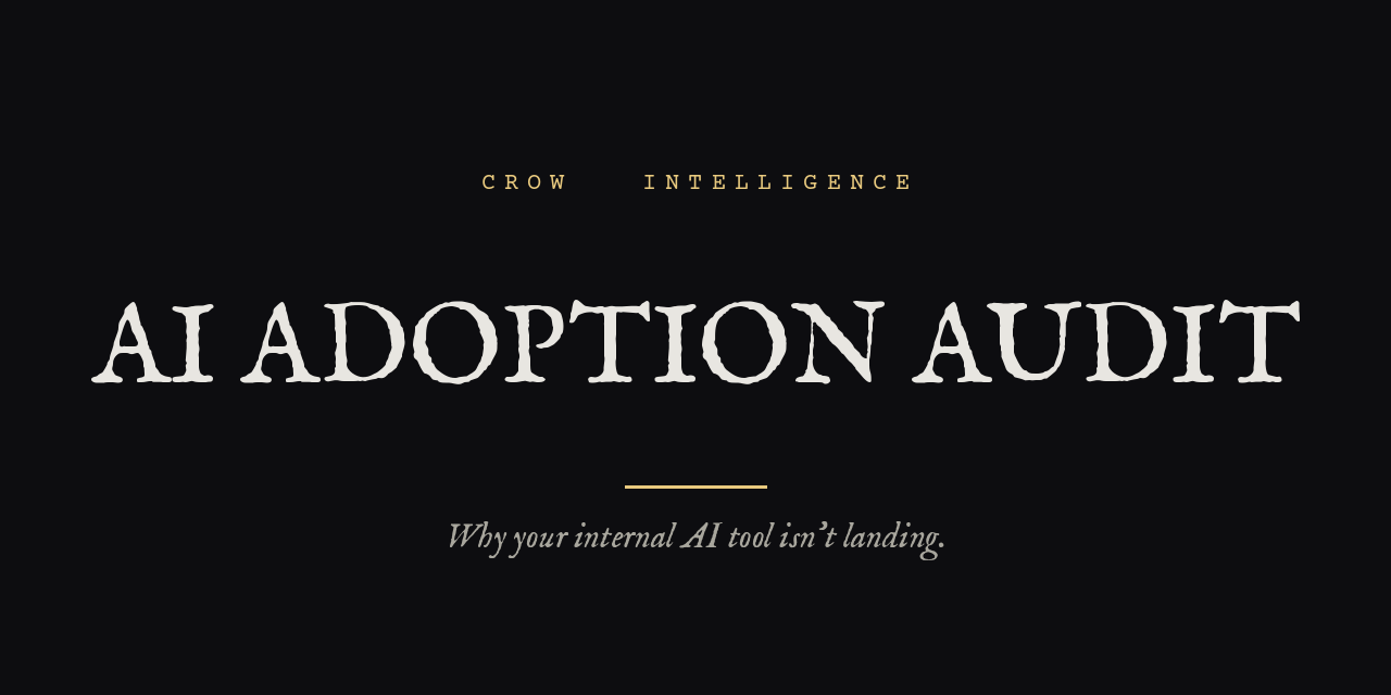The AI Adoption Audit